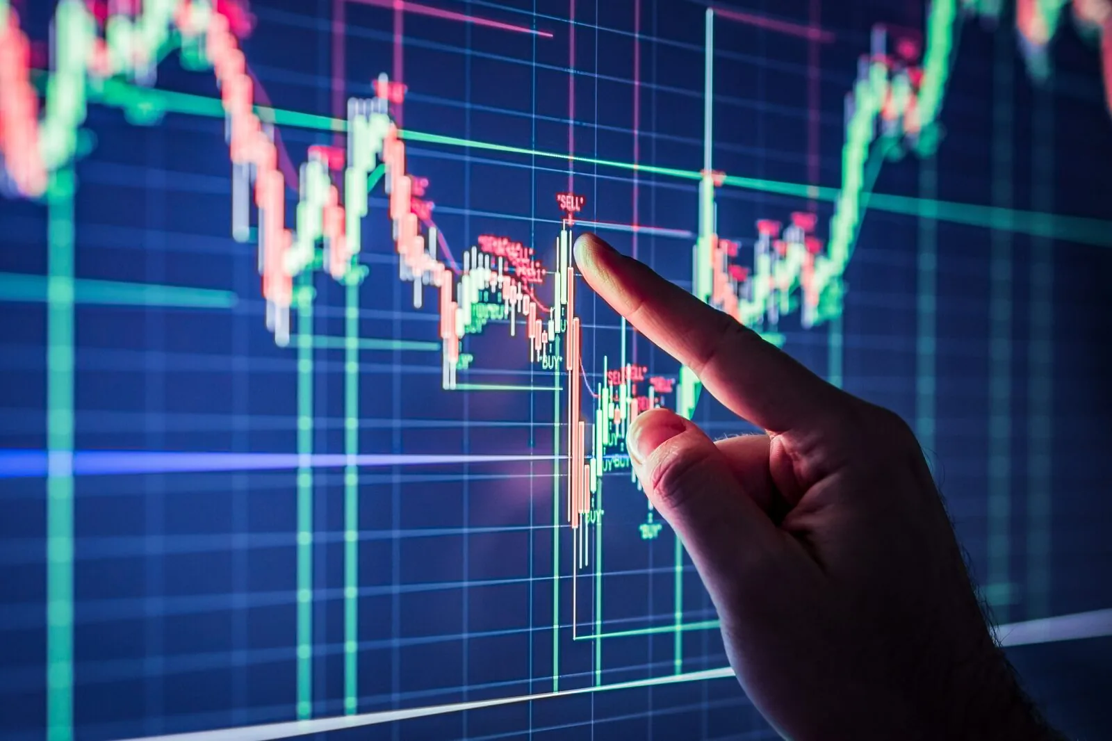 Trader analyzing an ACH originator performance chart